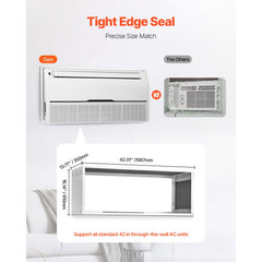 Air Conditioner Wall Sleeve 42 in Universal Through the Wall AC Sleeve