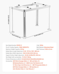 Mini Split Ground Stand Adjustable Anti Vibration for 9000-18000 BTU