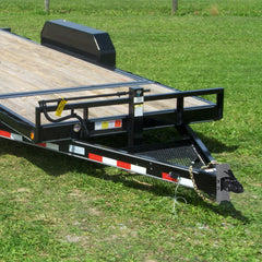 Adjustable Trailer Coupler, 2-5/16" Hitch Ball, 15000 lbs Capacity, Heavy Duty Cast Channel-Mount Coupler with Hardware Kit, Ideal for Towing Station Wagons, Pickup Trucks, SUVs, Black Coating