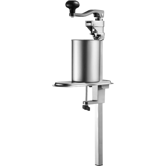 Commercial Can Opener, Heavy-Duty Manual Tabletop Cans Opener for Cans Up to 300 mm Height, Height-Adjustable Can Openers Fixed with Screws & Table Clamp, for Restaurant, Hotel, and Food Store