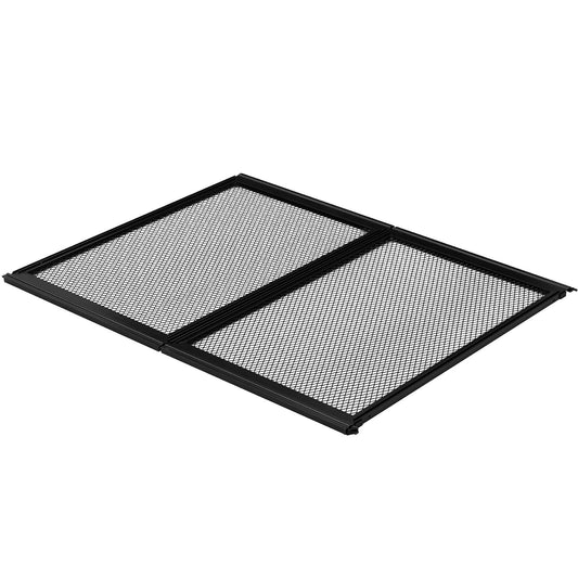RV Screen Door Protector, 622.3 x 508 mm Door Grille, Easy to Install and Disassemble, Reinforced Breathable Protective Mesh, Aluminum Alloy Camper RV Entry Protector for Pet Protection, Black
