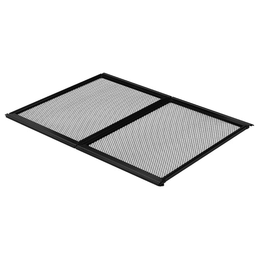 RV Screen Door Protector, 673.1 x 508 mm Door Grille, Easy to Install and Disassemble, Reinforced Breathable Protective Mesh, Aluminum Alloy Camper RV Entry Protector for Pet Protection, Black