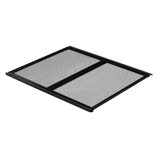 RV Screen Door Protector, 571.5 x 508 mm Door Grille, Easy to Install and Disassemble, Reinforced Breathable Protective Mesh, Aluminum Alloy Camper RV Entry Protector for Pet Protection, Black