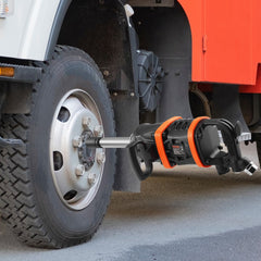 1 Inch Air Impact Wrench, Up to 5175 ft-lbs Beast Reverse Torque Output Pneumatic Impact Gun w/ 8 Inch Extended Anvil for Repairs_nd_aintenance of Heavy Duty Machinery / Semi-Truck / Bus