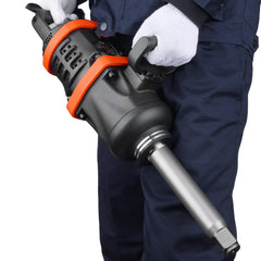 1 Inch Air Impact Wrench, Up to 5175 ft-lbs Beast Reverse Torque Output Pneumatic Impact Gun w/ 8 Inch Extended Anvil for Repairs_nd_aintenance of Heavy Duty Machinery / Semi-Truck / Bus