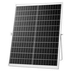 Solar Powered Fan, 25W Solar Panel with 4 Fans, Adjustable Solar Panel Angle, 2668 RPM High-Speed, Flexible Installation, Fast Air Exchange for Greenhouse, Grow Tents, Chicken Coops, Shelters