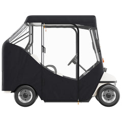 Golf Cart Enclosure, Polyester Driving Enclosure, Club Car Covers Suitable for 2-Seater Golf Carts, Sunproof and Dustproof Outdoor Cart Cover