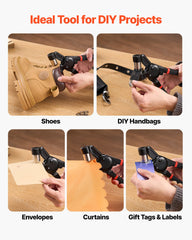 Grommet Tool Kit 500 PCS 6 mm Metal Eyelets Grommets in Gold and Silver