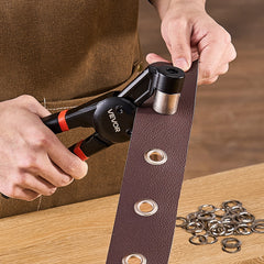 Grommet Tool Kit 500 PCS 6 mm Metal Eyelets Grommets in Gold and Silver