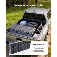 Plastic Collapsible Storage Bins with Lids, 65L 3 Packs, Stackable Folding Storage Crates with Handles, Holds 38 kg Per Bin, Heavy Duty Containers, Space-Saving Baskets, for Home Organizing