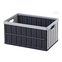 Plastic Collapsible Storage Bins with Lids, 65L 3 Packs, Stackable Folding Storage Crates with Handles, Holds 38 kg Per Bin, Heavy Duty Containers, Space-Saving Baskets, for Home Organizing