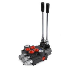 Hydraulic Valve 2 Spool Hydraulic Directional Control Valve 11gpm Hydraulic Control Valve Double Acting for Tractors Loaders Tanks