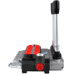 Hydraulic Directional Control Valve, 6 Spool Hydraulic Spool Valve, 11 GPM Hydraulic Loader Valve, 3600 PSI Directional Control Valve, Hydraulic Valves And Controls For Tractors Loaders Tanks