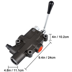 Hydraulic Directional Control Valve, 1 Spool Hydraulic Spool Valve, 21 GPM Hydraulic Loader Valve, 3625 PSI Directional Control Valve, Hydraulic Valves And Controls For Tractors Loaders Tanks