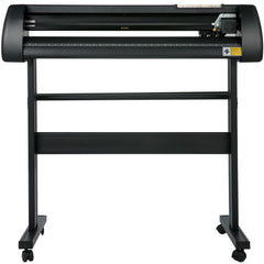 28 Inch Vinyl Cutter Machine With Floor Stand Vinly Sign Cutting Plotter Starter Bundle Kit Software Adjustable Force & Speed