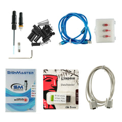 720mm Vinyl Cutter/Plotter Sign Cut Machine Software 20 Blades LCD Black