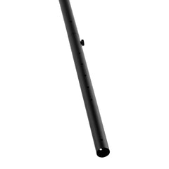 Portable Sign Post, 5 ft Cast Iron Sign Post Holder with Hard Plastic Base & Wheels, Movable Parking Sign Stand for No Parking Street Signs, Handicap Parking Sign, with Base, Bolts Nuts, Black