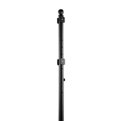 Portable Sign Post, 5 ft Cast Iron Sign Post Holder with Hard Plastic Base & Wheels, Movable Parking Sign Stand for No Parking Street Signs, Handicap Parking Sign, with Base, Bolts Nuts, Black