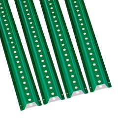 6FT U-Channel Sign Post, 4Pack Green Heavy Duty Steel Fixed Fence Post, Steel Fence U-Channel Sign for Garden, Courtyard, Farm or Traffic Intersection