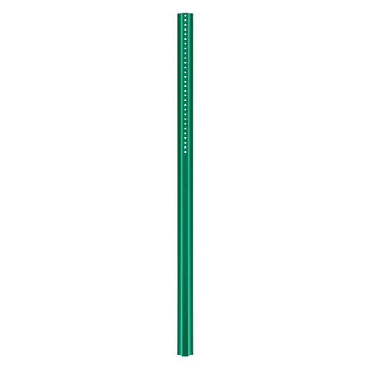 6FT U-Channel Sign Post, 4Pack Green Heavy Duty Steel Fixed Fence Post, Steel Fence U-Channel Sign for Garden, Courtyard, Farm or Traffic Intersection