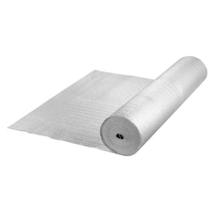 Double Reflective Insulation Roll, Foam Core Radiant Barrier, 3.2 mm 48 in x 50 ft, Double-Sided Aluminum Foil EPE Foam Heat Reflective Shield, Thermal Insulation Roll for Window RV Roof