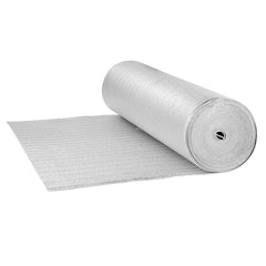 Double Reflective Insulation Roll, Foam Core Radiant Barrier, 5.5mm 48 in x 50 ft, Double-Sided Aluminum Foil EPE Foam Heat Reflective Shield, Thermal Insulation Roll for Window RV Roof