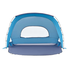 Beach Tent Sun Shelter for 6 Person, UPF 50+ Protection, Portable Sun Shade Canopy with Carrying Bag & Sand Pockets, Lightweight and Easy Setup Beach Umbrella for Family Camping Outdoor Picnic