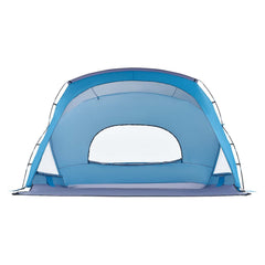 Beach Tent Sun Shelter for 6 Person, UPF 50+ Protection, Portable Sun Shade Canopy with Carrying Bag & Sand Pockets, Lightweight and Easy Setup Beach Umbrella for Family Camping Outdoor Picnic