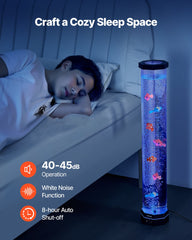 Bubble Tube Lamp 16 Color 80 cm Sensory Aquarium Lamp for Relief Calming
