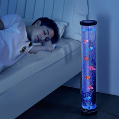 Bubble Tube Lamp 16 Color 80 cm Sensory Aquarium Lamp for Relief Calming