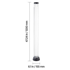 Bubble Tube Lamp 16 Color 1.2 m Sensory Aquarium Lamp for Relief Calming
