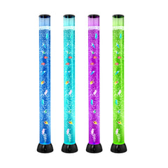 Bubble Tube Lamp 16 Color 1.2 m Sensory Aquarium Lamp for Relief Calming