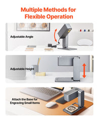 Portable Laser Engraver 600 mm/s 5W High Speed Handheld Engraving Machine