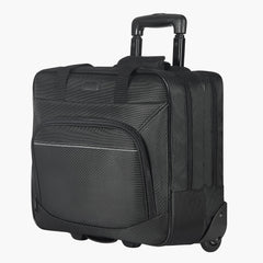 Rolling Laptop Bag 39.62 cm Wheeled Computer Bag for Women & Men Black