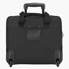 Rolling Laptop Bag 39.62 cm Wheeled Computer Bag for Women & Men Black