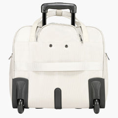Rolling Laptop Bag, Fits Up to 15.6 Inch Laptop, Wheeled Briefcase, Roller Computer Tote Bag with 2 Fixed Wheels & Telescoping Handle, Laptop Case for Work Travel Business Office, Women Men