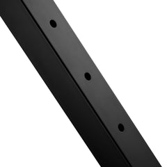 Cable Railing Post Level Deck Stair Post 42 x 1.97 x 1.97" Cable Handrail Post Stainless Steel Brushed Finishing Deck Railing Pre-Drilled Pickets with Mounting Bracket Stair Railing Kit Black 106.7*5*5cm