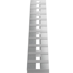 60' X 12' X 2.5'Aluminum Trailer Ramps 6000LBS Total Beavertail Hook End 1 Pair 2 Ramps