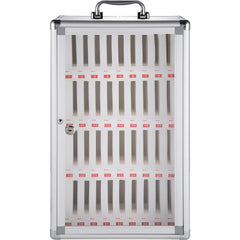 Cell Phones Storage Cabinet Clear Pocket Chart Storage Locker Box 36 Slots