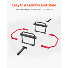 Trap Bar Hex Bar, 50mm Hex Barbell, 240 kg Capacity Shrug Bars, Weightlifting and Strength Training Equipment, Home Gym for Squats, Deadlifts, Shoulder Presses, Red