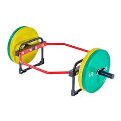 Trap Bar Hex Bar, 50mm Hex Barbell, 240 kg Capacity Shrug Bars, Weightlifting and Strength Training Equipment, Home Gym for Squats, Deadlifts, Shoulder Presses, Red