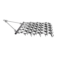 Drag Harrow, 5 x 4.5 ft Durable Chain Harrow with 60 Sharp Teeth, Suitable for ATV UTV Tractor, Ideal for Soil Preparation, Seeding, Smoothing Landscapes, and Yard Gravel Driveway Maintenance