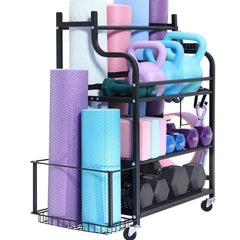 Home Gym Workout Equipment Organizer Yoga Mat Storage Weight Rack Dumbbell 1035 x 405 x 885 mm
