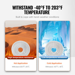 VEVOR PEX-AL-PEX Tube, 300M, 16 mm Diameter Aluminum-Plastic Composite Pipe Oxygen Barrier Radiant Floor PEX Pipe, 2 mm Thickness Radiant Heat Floor Plumbing Inner Aluminum Layer PEX Tubing Pipe