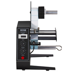 Automatic Label Dispenser, Width 15-125 mm, Length 3-150 mm, Automatic Label Stripper Label Separating Machine, Speed Adjustable Label Applicator, Auto Counting 0-999999 for Various Label Sizes