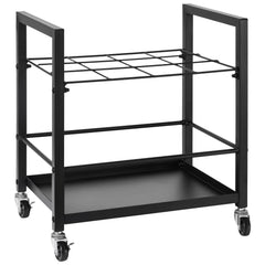 Blueprint Storage Rack, 12 Slots Blueprint Holder with Wheels, Mobile Metal Blueprint Storage Cart for Map Poster Architectural Construction Plan, Roll File Organizer for Home, Office, School