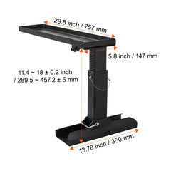 Ladder Levler, 29.8 L x 11.4-18 in H Support Surface, Steel Ladder Leveling Tool, Folding Pitch Hopper, Stair Ladder Stabilizer Easy to Use,Extension Ladder Accessories for Uneven Ground