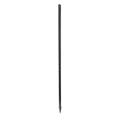 Rebar Stakes, 609.6 mm, Heavy-Duty 12 mm Diameter, Straight Galvanized Steel Ground Anchors with Chisel Point End & Rust-Resistant Coating, for Gardening Support, Fence, Camping Tents (20-Pack)