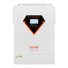 Hybrid Solar Inverter, 6000W, All in One Pure Sine Wave Power Inverter Charger, 220V AC, with Built-in 120A MPPT Solar Charger Controller, for Off-Grid System Lead Acid Lithium Battery