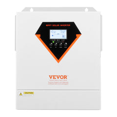 Hybrid Solar Inverter, 3500W, All in One Pure Sine Wave Power Inverter Charger, 220V AC, with Built-in 100A MPPT Solar Charger Controller, for Off-Grid System Lead Acid Lithium Battery